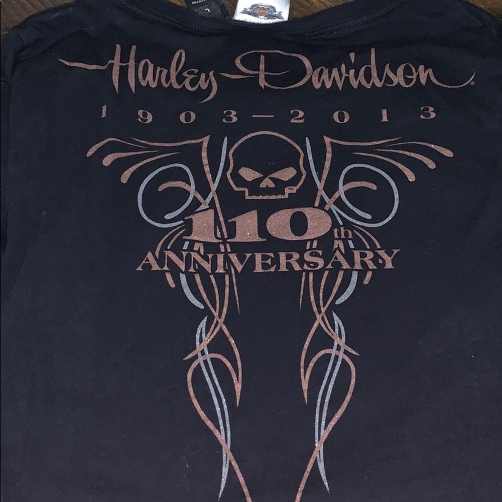 Harley Davidson 110th anniversary shirt